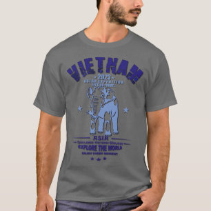 Camiseta Vamos ao Vietnã viagem