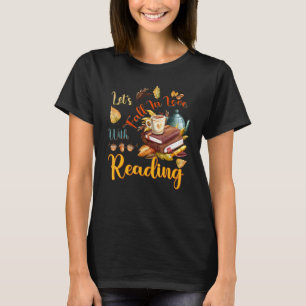 Camiseta Vamos Apaixonado Pela Leitura De Livros De Outono