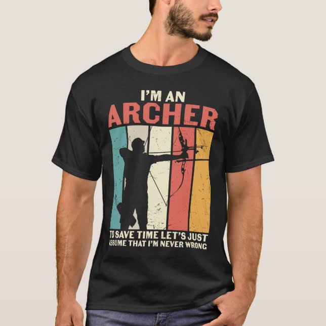 Camiseta Vamos Archer suponha que eu nunca esteja errado (Frente)