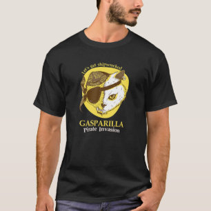 Camiseta Vamos Arrastar Pirata De Gato Gasparilla P