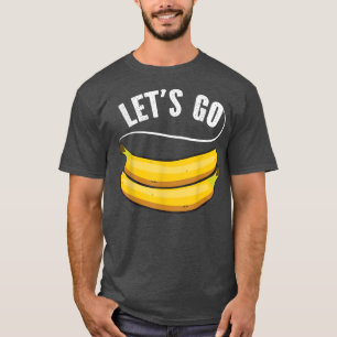 Camiseta Vamos Bananas, Fruta Engraçada, Slogan de citação 