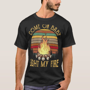 Camiseta Vamos Bebê Luz Minha Vintagem De Campanha Lá Fora