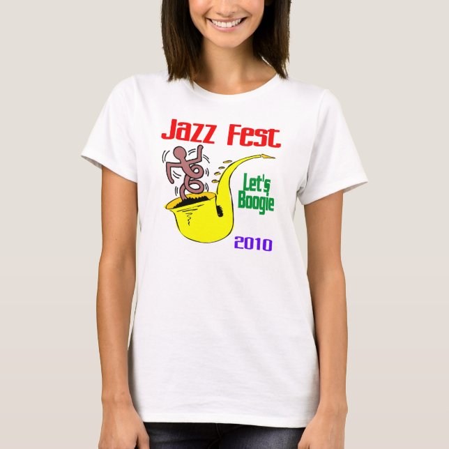 Camiseta Vamos Boogie Na Festa De Jazz (Frente)