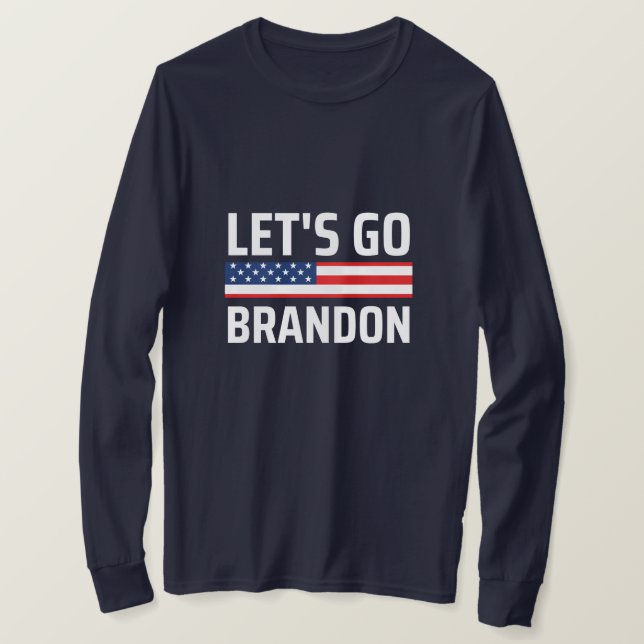 Camiseta vamos brandon chant joe biden, vamos fazer soutien (Frente do Design)