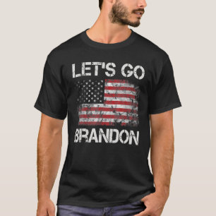 Camiseta Vamos Brandon Conservador US Flag.