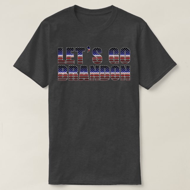 Camiseta Vamos Brandon Typografia Meme (Frente do Design)