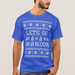 Camiseta Vamos Brandon Ugly Christmas Sweater Premium