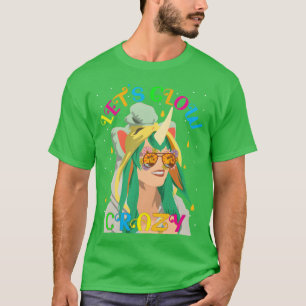 Camiseta Vamos Brilhar Loucamente Amigos Unicórnios dos Ano