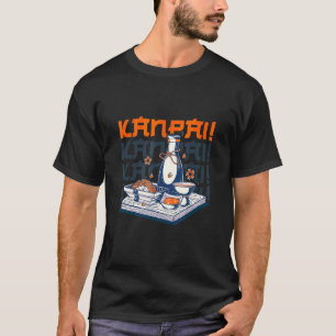 Camiseta Vamos Brindar Na Celebração Sake Japonês Alcoólico