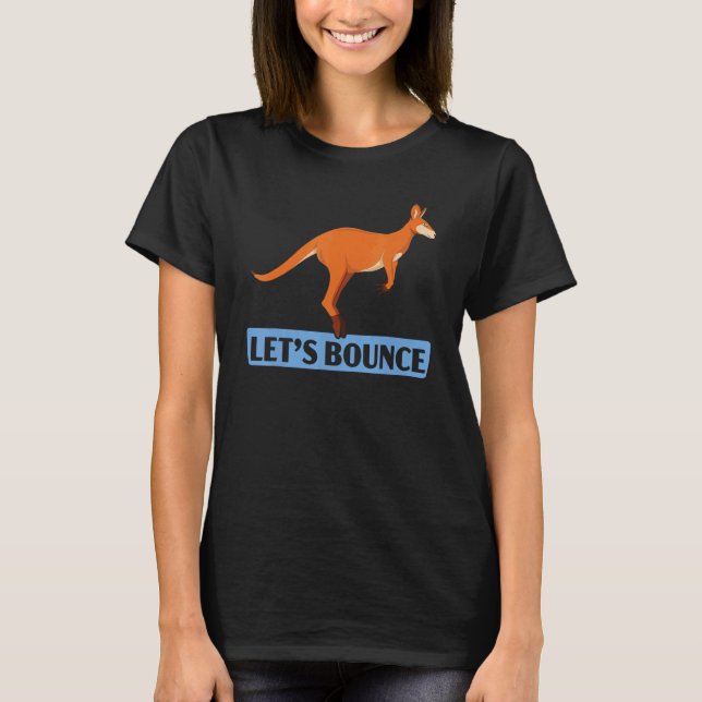 Camiseta Vamos Bunt Kangaroo Willife Animal Austrália 1 (Frente)