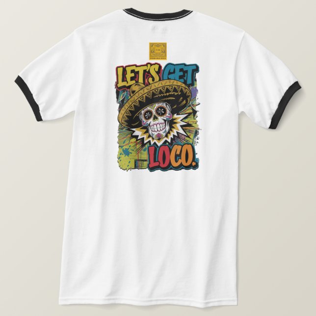 Camiseta Vamos buscar o Loco (Verso do Design)