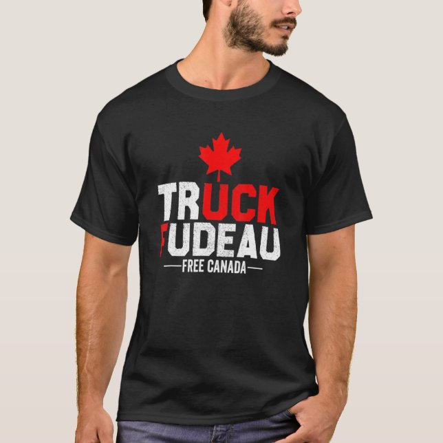 Camiseta Vamos Caminhar Você Caminhão Estados Unidos Canadá (Frente)