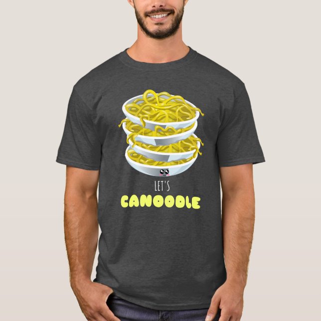 Camiseta Vamos Canoodle - Toque de Noodle Cute (Frente)