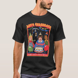 Camiseta Vamos-Celebrado-Um Ano-Mais Próximo-Eterno-Escuro