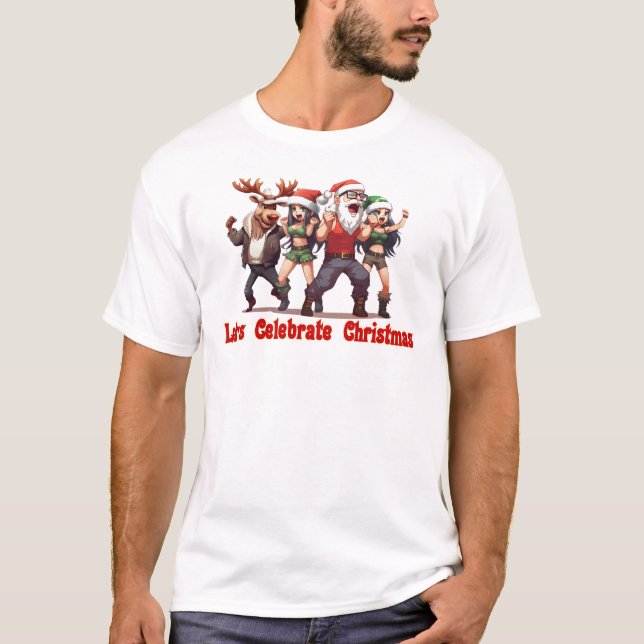 Camiseta Vamos celebrar o Natal (Frente)