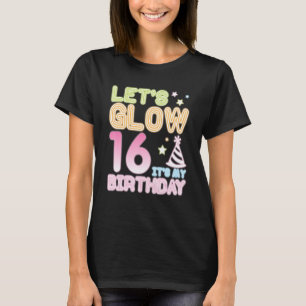 Camiseta Vamos com 16 anos é o meu aniversário feliz