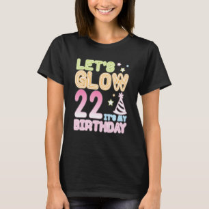 Camiseta Vamos com 22 anos é meu aniversário feliz