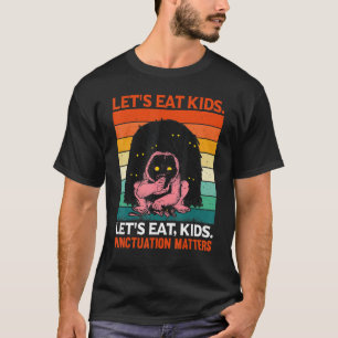 Camiseta vamos come crianças pontuação salva vidas hallowee