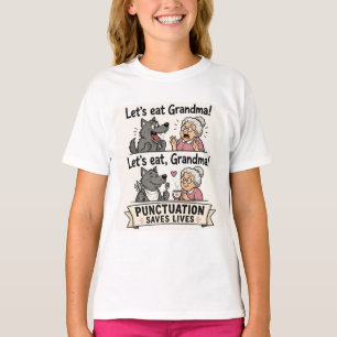 Camiseta Vamos Comer Avó A Pontuação Salva Vidas