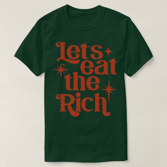 Camiseta Vamos comer os ricos (Frente do Design)