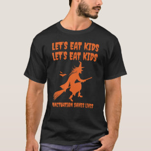 Camiseta Vamos Comer Pontuação de Crianças Salva Vidas Prof