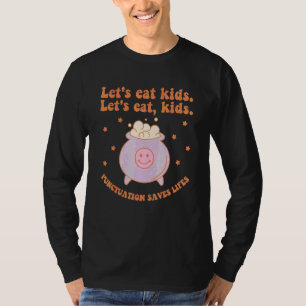 Camiseta Vamos Comer Professor de Inglês das Crianças Pontu