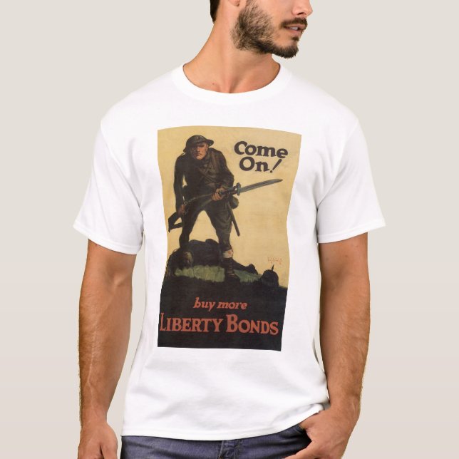 Camiseta Vamos! - Comprar Mais Obrigações de Liberdade (Frente)