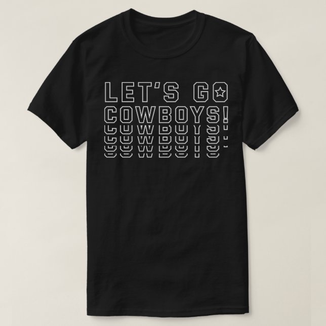 Camiseta Vamos Cowboys (Frente do Design)