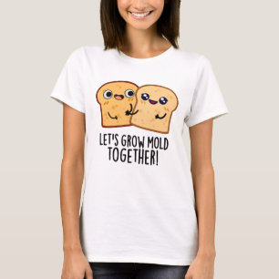 Camiseta Vamos Cresce Molde Junto Com Lâmina De Pão Fresc