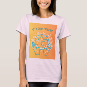 Camiseta Vamos crescer juntos design