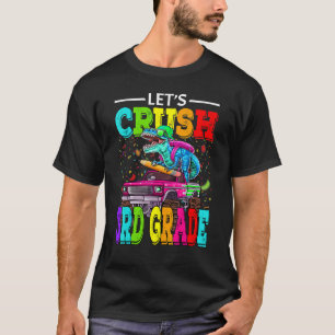 Camiseta Vamos Crush Monster Monster Dinossaur Boys