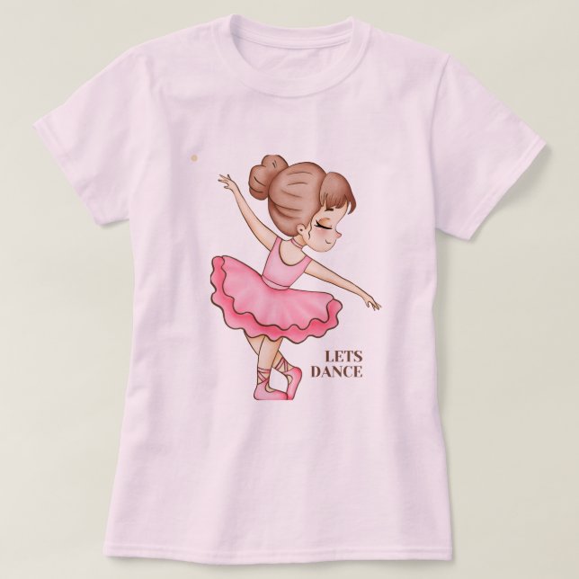 Camiseta Vamos Dance T-Shirt (Frente do Design)