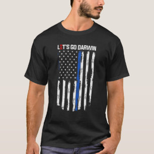 Camiseta Vamos Darwin Engraçada Mulheres Sarcásticas Homens