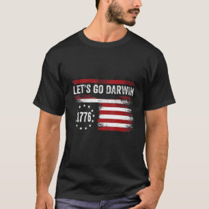 Camiseta Vamos Darwin Funny Usa Bandeira Política para as