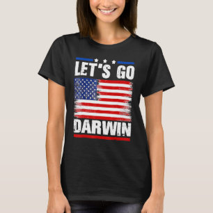 Camiseta Vamos Darwin Mulheres Sarcásticas Engraçadas Vamos
