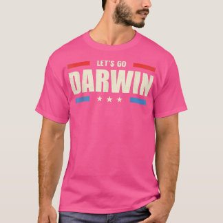 Camiseta Vamos Darwin Sarcástico dizendo: "A Mulher do Home