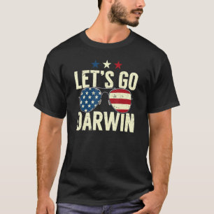 Camiseta Vamos Darwin Sunglasse Vamos de bandeira americano