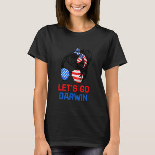 Camiseta Vamos Darwin, vamos Darwin Messy Bun America