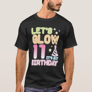Camiseta Vamos de 11 anos é o meu aniversário feliz