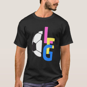 Camiseta Vamos De Lfg Vai Mulheres Futebol Gameday Batalha