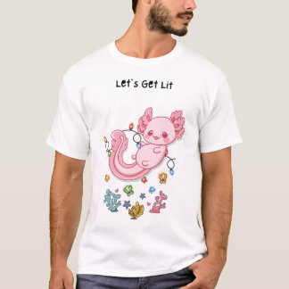 Camiseta Vamos de Natal Axolotl - Sair