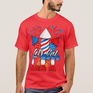 Camiseta Vamos deixar o Patriótico Festa 4 de julho
