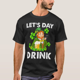 Camiseta Vamos Dia de Beer Leprechaun Feliz Rua de Patrick