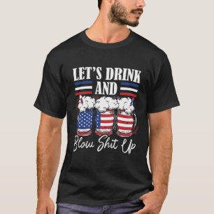 Camiseta Vamos Drink E Fogos De Artifício Explosivos