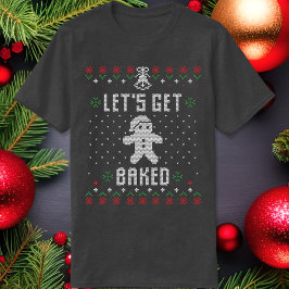 Camiseta Vamos É Engraçado E Feio De Natal