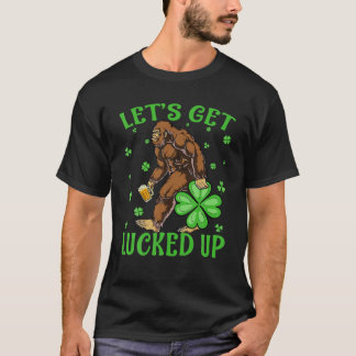 Camiseta Vamos É Lugado Com Dia de São Patrício De Pé Grand