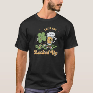 Camiseta Vamos É Lutado Bebendo São Patrick Day Luc
