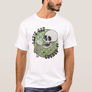 Camiseta Vamos É Lutado Pelo Esqueleto Caveira Pata De Rua 