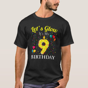Camiseta Vamos é o meu 9º aniversário, doce número