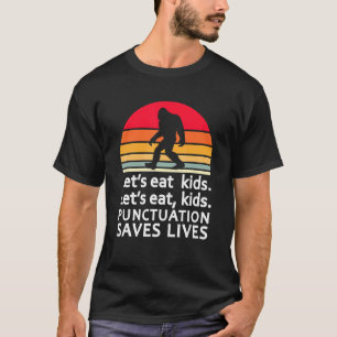 Camiseta Vamos Eat Kids Bigfoot, Pontuação Salva Vidas Ha